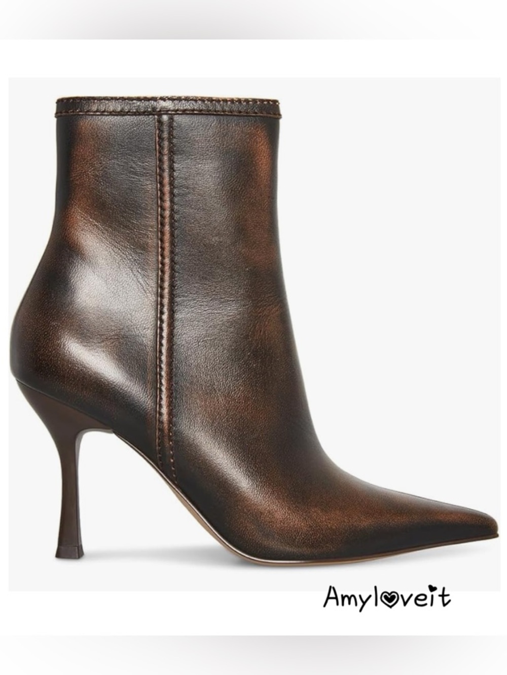 Steve Madden Brecken Leather Ankle Boots #98